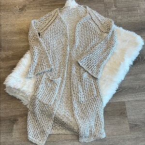 Hummingbird for Anthropologie Beige Knit Sweater - S/M